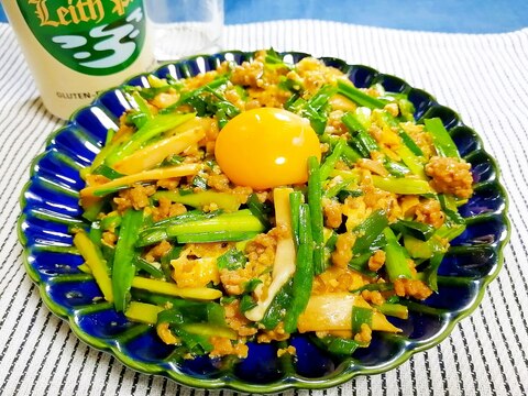 コチュジャン×ひき肉で! スペシャルニラ玉